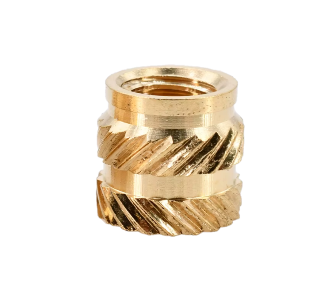 INSERTO DE BRONCE M4x5x6mm x 10und