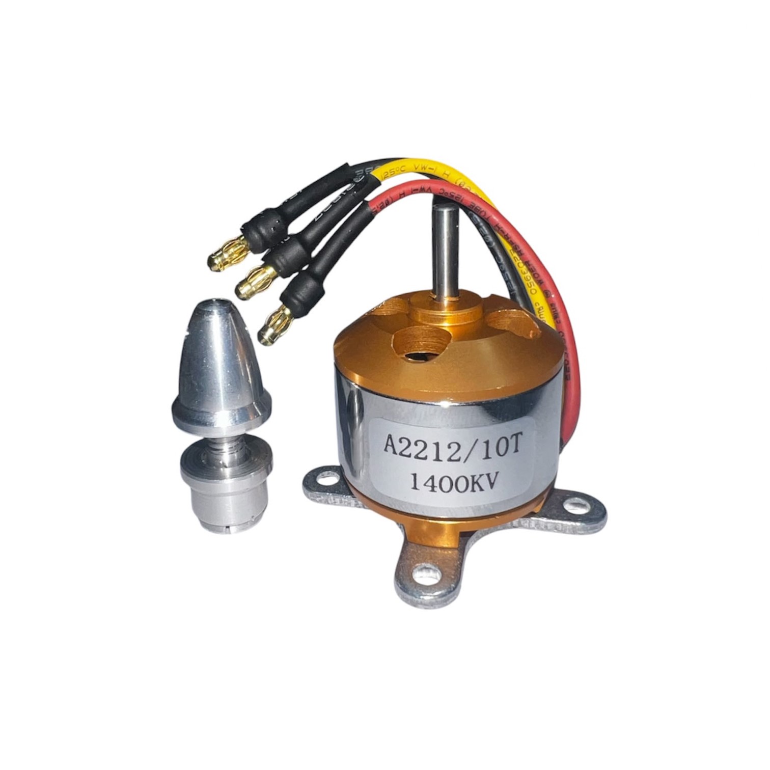 MOTOR BRUSHLESS A2212/13T 1400KV + CONECTOR