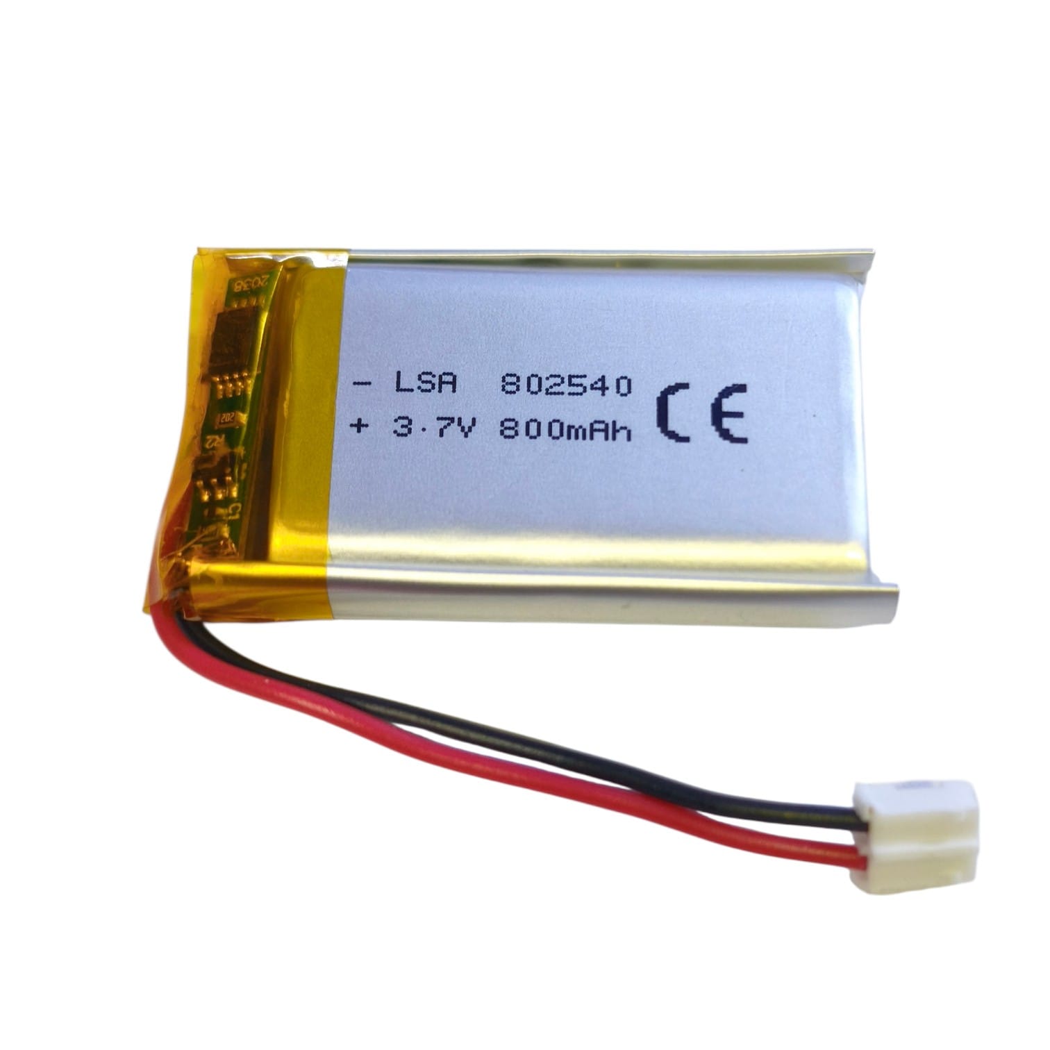 BATERÍA DE 3.7V 800mAh RECARGABLE Li-Po 802540
