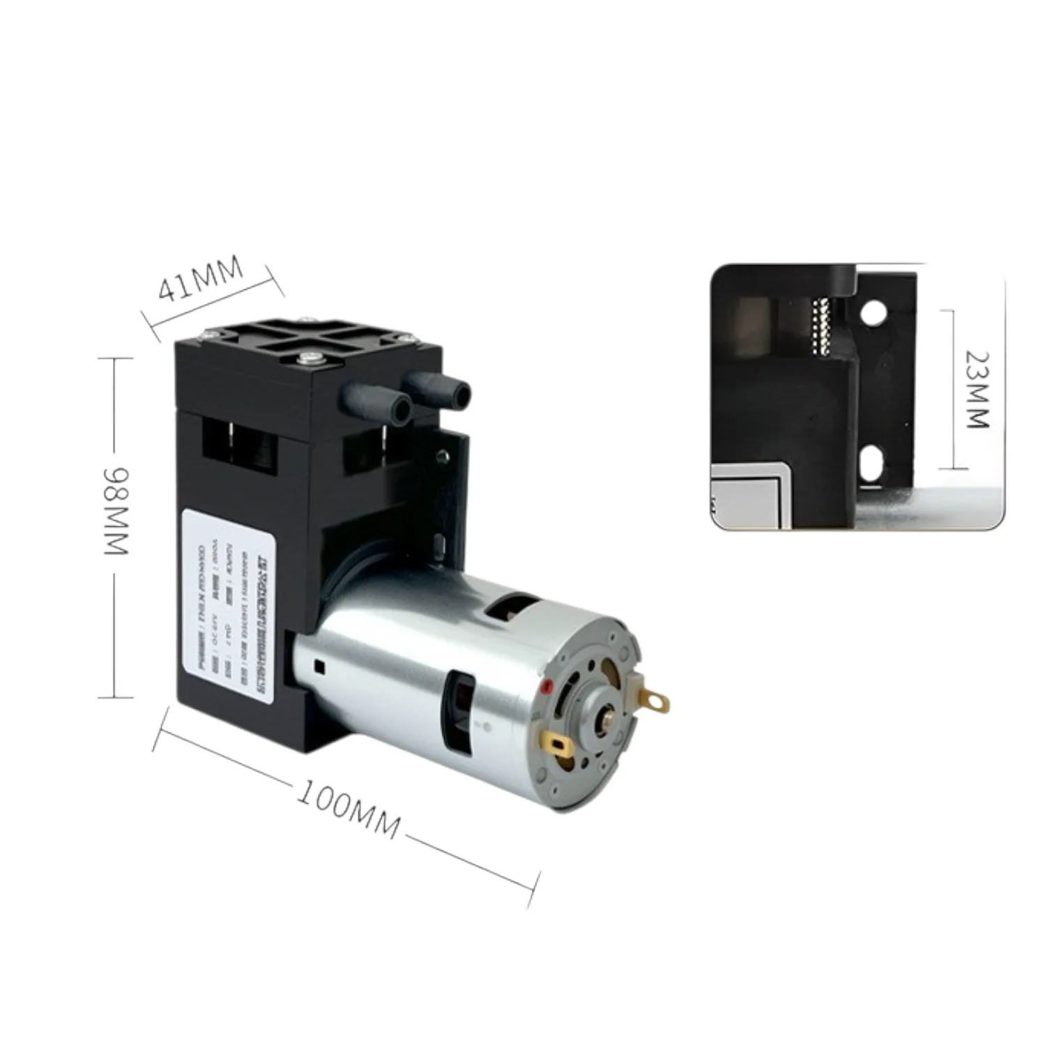 MINI BOMBA DE AIRE VACIO SUCCION DE DIAFRAGMA 12V DC VN-C4