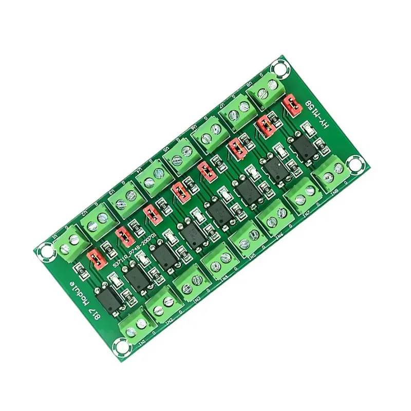 MODULO OPTOACOPLADOR PC817 DE 8 CANALES